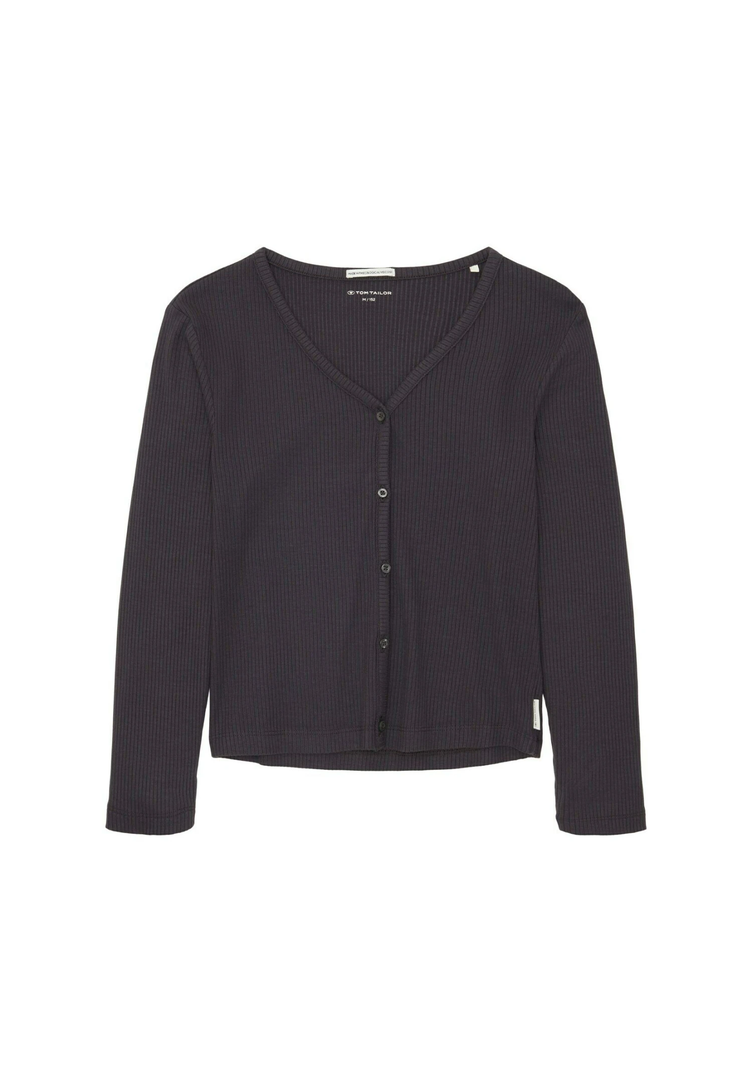 Tom Tailor Cropped- Vest - Coal Grey 3 Tom Tailor Cropped- Vest - Coal Grey