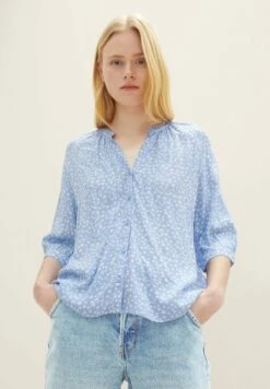 TOM TAILOR Denim Mit Ballonärmeln - Blouse - Light Blue Flower Print