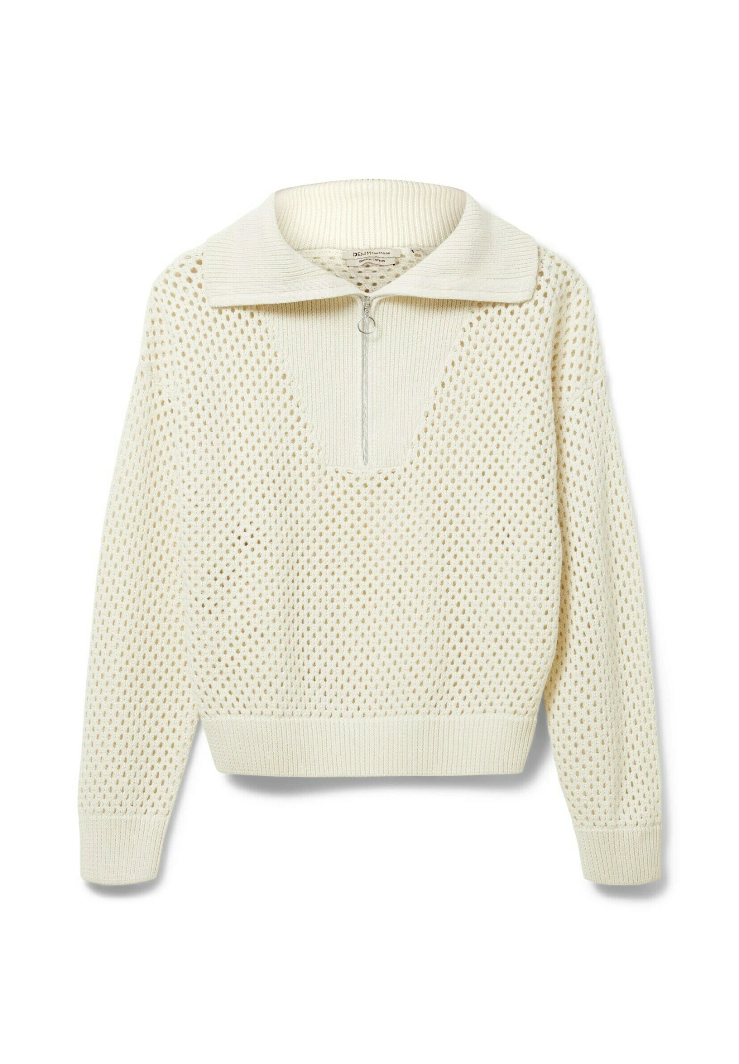 TOM TAILOR Denim Trui - Gardenia White 9 TOM TAILOR Denim Trui - Gardenia White - Afbeelding 7