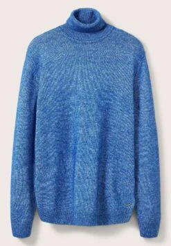 Tom Tailor Melierter Rollkragen- Trui - Hockey Blue Melange -Tom Tailor Winkel 9a1edfd27b4846bf92e07b00a67d5a64