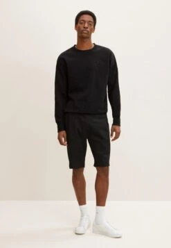 Tom Tailor Integriertem Gü - Trainingsbroek - Black