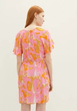 TOM TAILOR Denim Blousejurk - Abstract Pink Print -Tom Tailor Winkel 9ac081393aaf456f94167913324c4e12