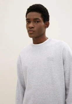 TOM TAILOR Denim Basic- Sweater - Light Stone Grey Melange -Tom Tailor Winkel 9b2e319832ee46b5a6ec795b81317bd0