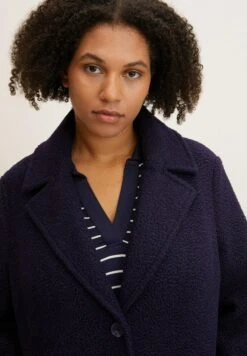 Tom Tailor Halflange Jas - Navy Midnight Blue -Tom Tailor Winkel 9b52be2d798b40e5ac3e4504f5c8cc20