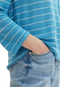 Tom Tailor Mit V Ausschnitt - Trui - Blue Offwhite Stripe -Tom Tailor Winkel 9cb4c3dbcbec440489cd05be4a35ed65