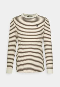 TOM TAILOR Denim Longsleeve - Longsleeve - Brown/Creme -Tom Tailor Winkel 9d2bec19e9464fb98bd826cff7ef8c58