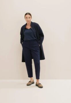 Tom Tailor Mit Karomuster  - Broek - Printed Big Navy Grid Check -Tom Tailor Winkel 9d42037b9aaf4f6d8fdb1472370d05b1