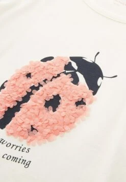 Tom Tailor Mit Rüschen  - T-Shirt Print - Wool White -Tom Tailor Winkel 9d9176ddd46c47e680e76e54fe4f1243