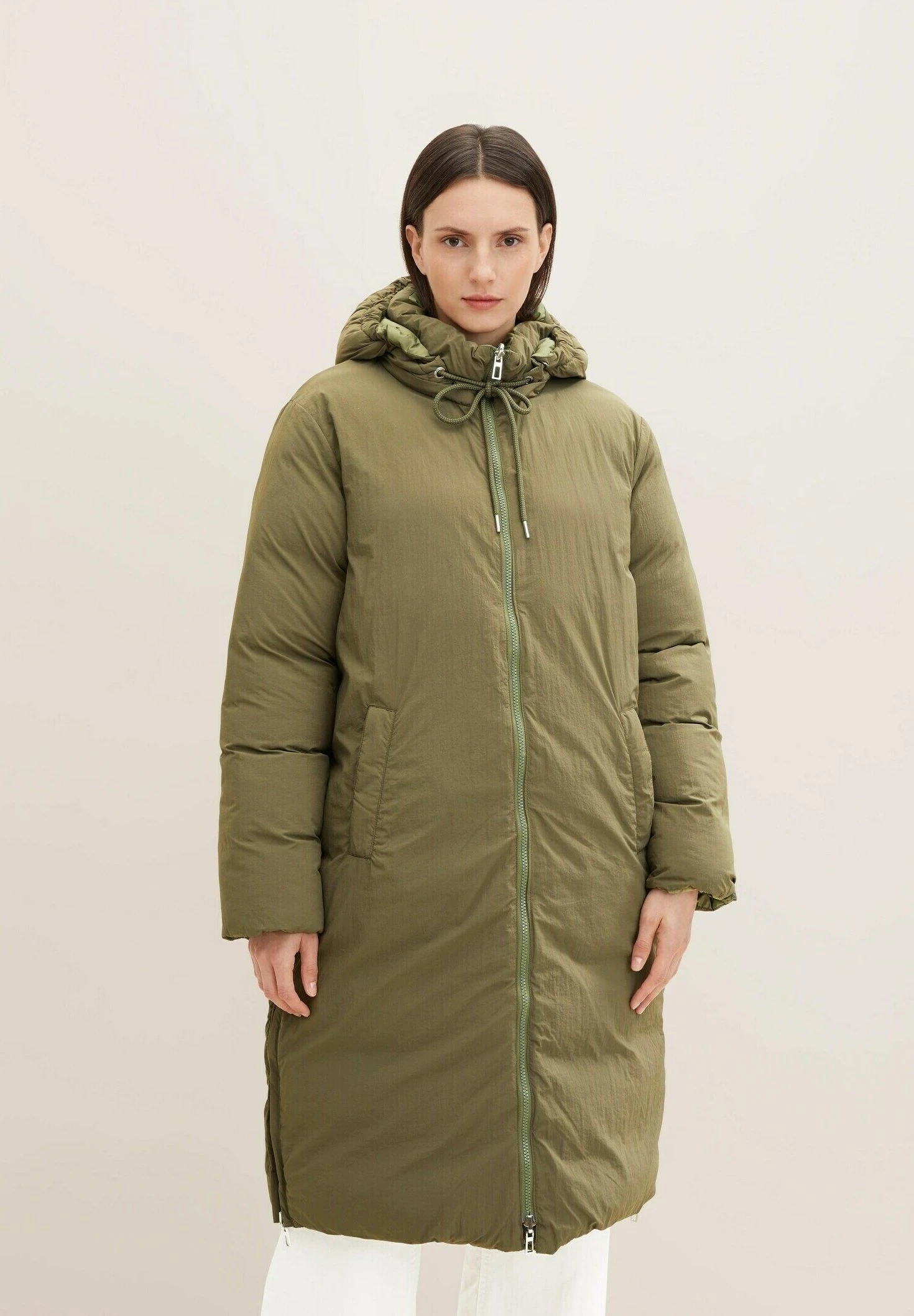 Tom Tailor Puffer Mit Kapuze - Winterjas - Tree Moss Green 7 Tom Tailor Puffer Mit Kapuze - Winterjas - Tree Moss Green - Afbeelding 5