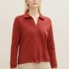Tom Tailor Mit Kordelzug - Sweater - Dark Maroon Red