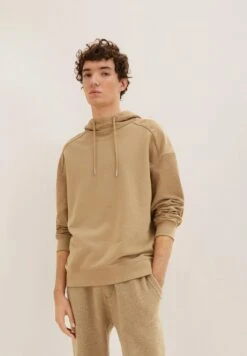TOM TAILOR Denim Basic - Hoodie - Splashed Clay Beige