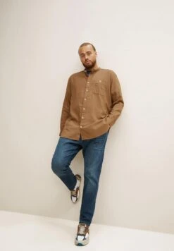 Tom Tailor Overhemd - Otter Brown -Tom Tailor Winkel 9e753031ec71483b9c9f6a34ce90ebbb