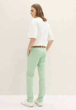 TOM TAILOR Denim Mit Gürtel - Chino - Placid Green -Tom Tailor Winkel 9efcebb7c3ae43d7926657b193343c35