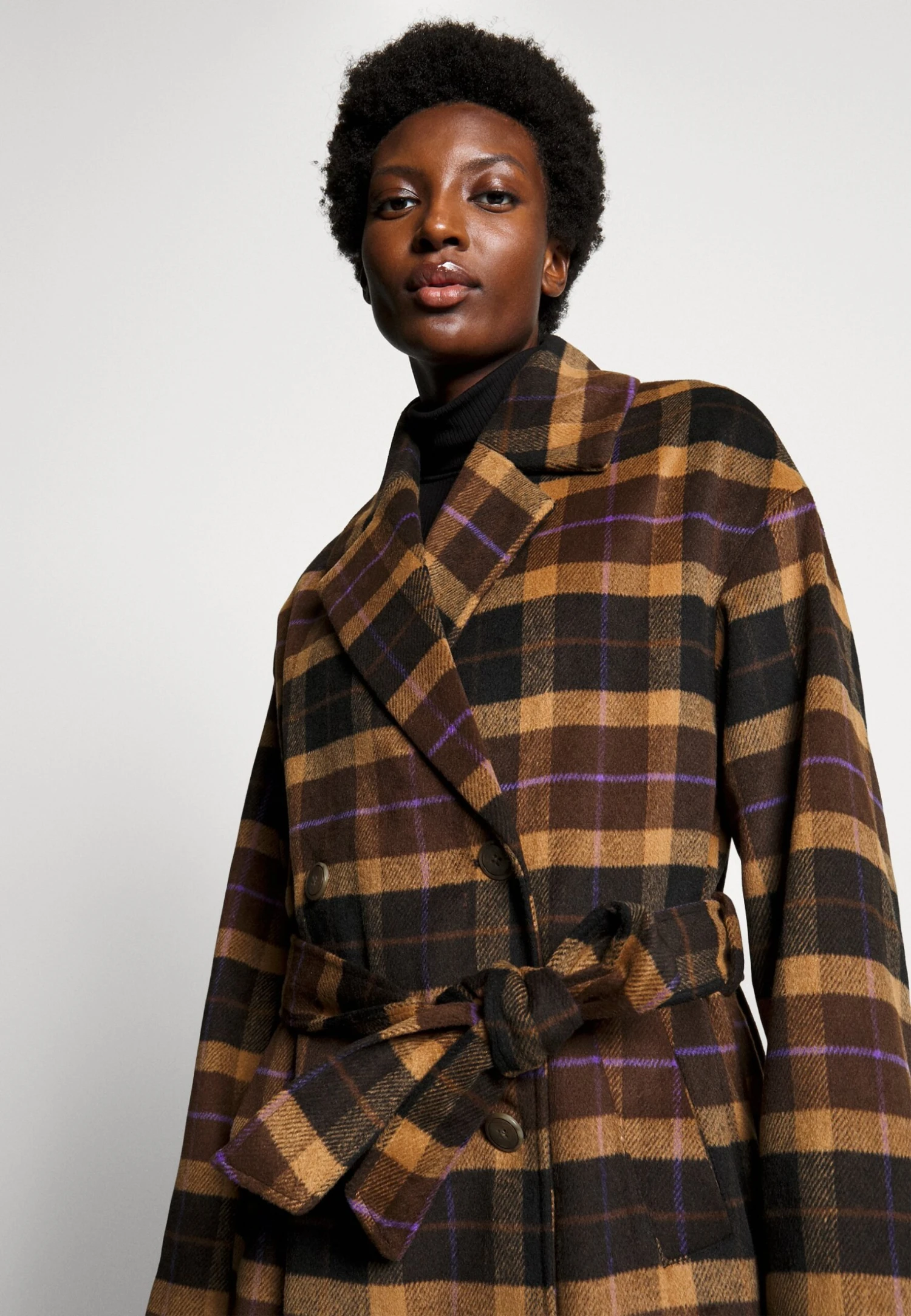 TOM TAILOR Denim Loose Belted Coat - Mantel - Brown 7 TOM TAILOR Denim Loose Belted Coat - Mantel - Brown - Afbeelding 5