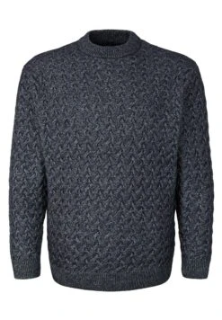 Tom Tailor Mit Zopfstric - Trui - Knitted Navy Melange -Tom Tailor Winkel 9f7fb5a9e4014796bc466585de221041