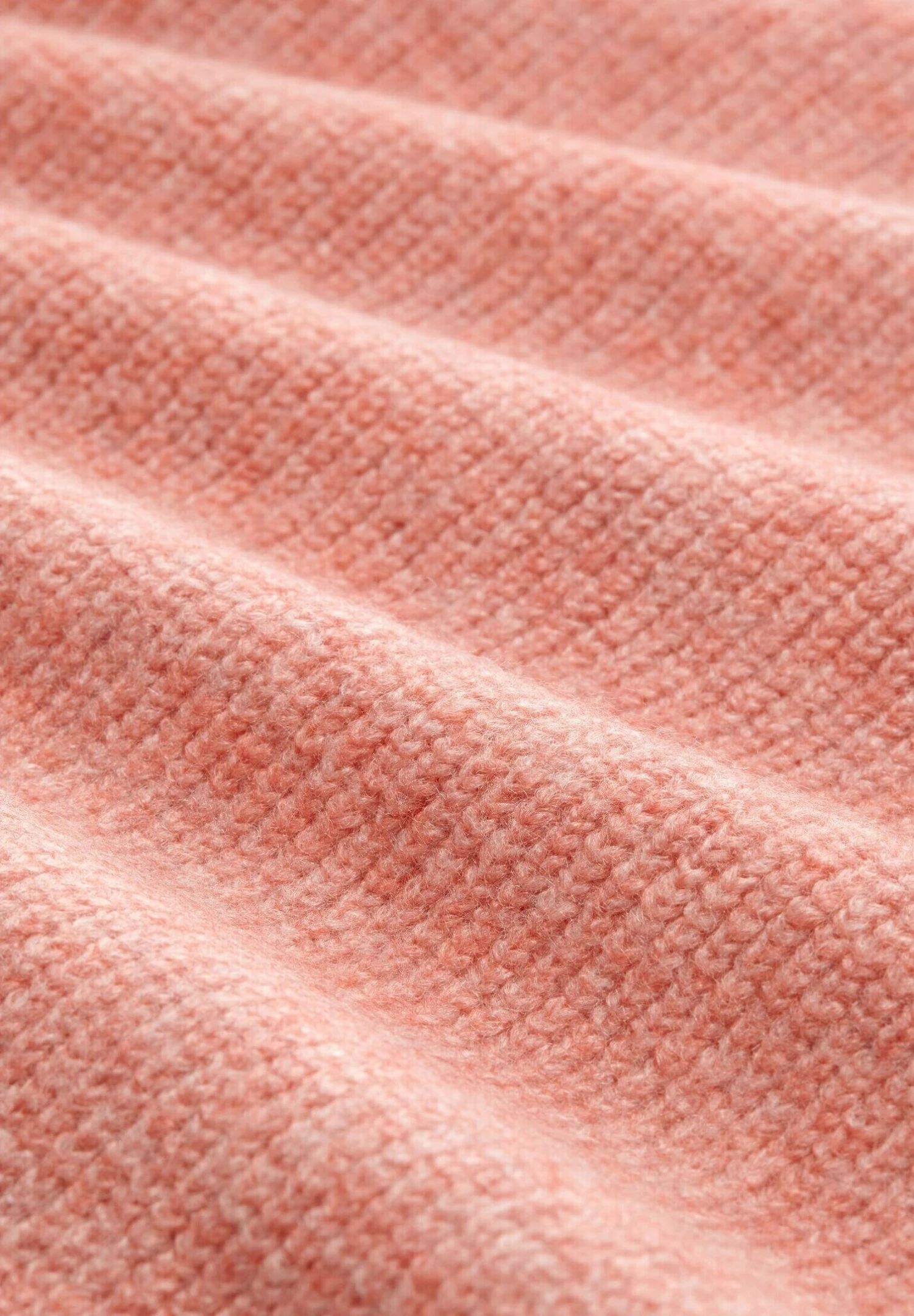 TOM TAILOR Denim Mit Troyer Kragen - Trui - Peach Pink Melange 8 TOM TAILOR Denim Mit Troyer Kragen - Trui - Peach Pink Melange - Afbeelding 6