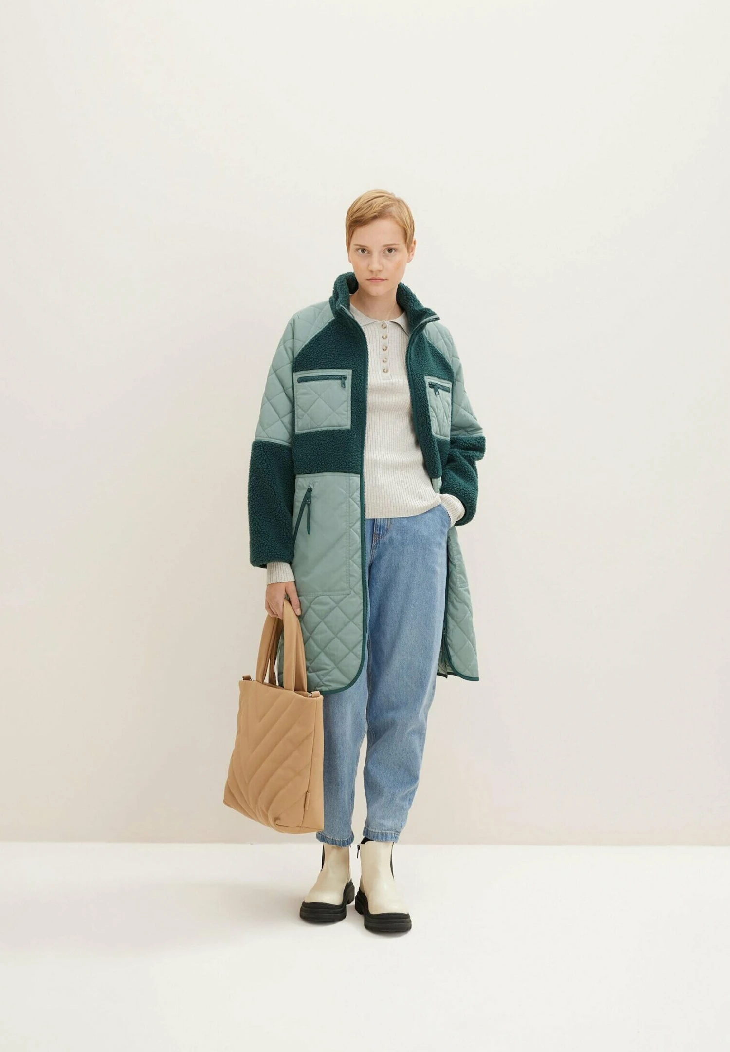 TOM TAILOR Denim Winterjas - Green Dust 4 TOM TAILOR Denim Winterjas - Green Dust - Afbeelding 2