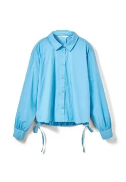 TOM TAILOR Denim Mit Ballonärmeln - Overhemdblouse - Rainy Sky Blue -Tom Tailor Winkel a0d33774013c4569b4b6356fb0dae263