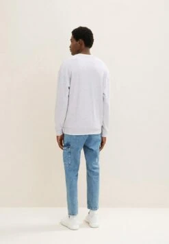 TOM TAILOR Denim Basic- Sweater - Light Stone Grey Melange -Tom Tailor Winkel a15c8e510d7b4e50b40354a9e5741905