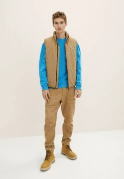 TOM TAILOR Denim Strick Mit Print  - Sweater - Sublime Teal Blue -Tom Tailor Winkel a241efb92b2440f18324c23978c3b917