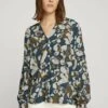 Tom Tailor Blouse - Blue Sepia Floral Design -Tom Tailor Winkel a2a2d3053044417099eff18b67a3f908