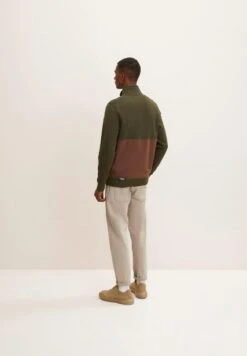 Tom Tailor Sweater Met Rits - Deep Forest Green -Tom Tailor Winkel a2b38eb9ecf845fe95e4fd5b78be6782