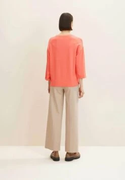Tom Tailor Sweater - Smooth Papaya Red -Tom Tailor Winkel a30a8446b43d42eaa24b9b54db22a060
