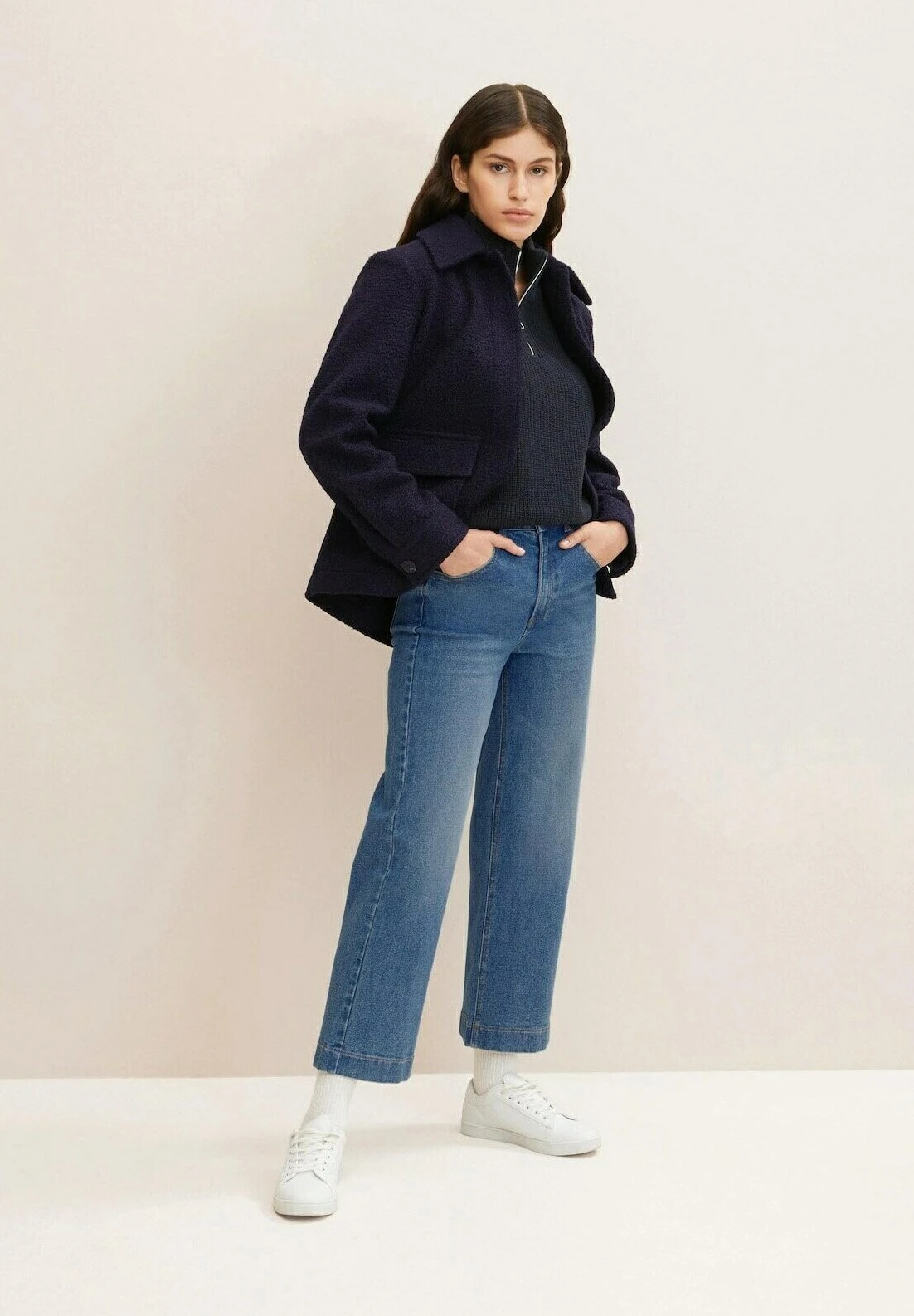 Tom Tailor Straight Leg Jeans - Mid Stone Wash Denim 4 Tom Tailor Straight Leg Jeans - Mid Stone Wash Denim - Afbeelding 2