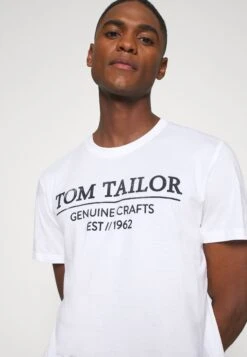 Tom Tailor With Print - T-Shirt Print - White -Tom Tailor Winkel a33ad3e23f2b4b52b5ae319d7f0c4f60