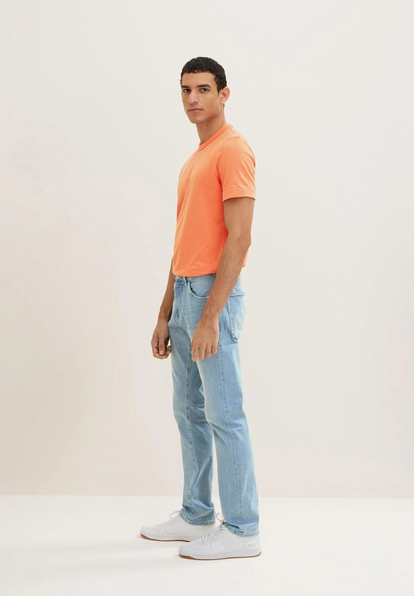 Tom Tailor Josh - Straight Leg Jeans - Light Stone Wash Denim 8 Tom Tailor Josh - Straight Leg Jeans - Light Stone Wash Denim - Afbeelding 6