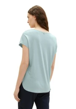 Tom Tailor T-Shirt Basic - Dusty Mint Blue -Tom Tailor Winkel a348ea4220734253bb8549aaaed4eba9