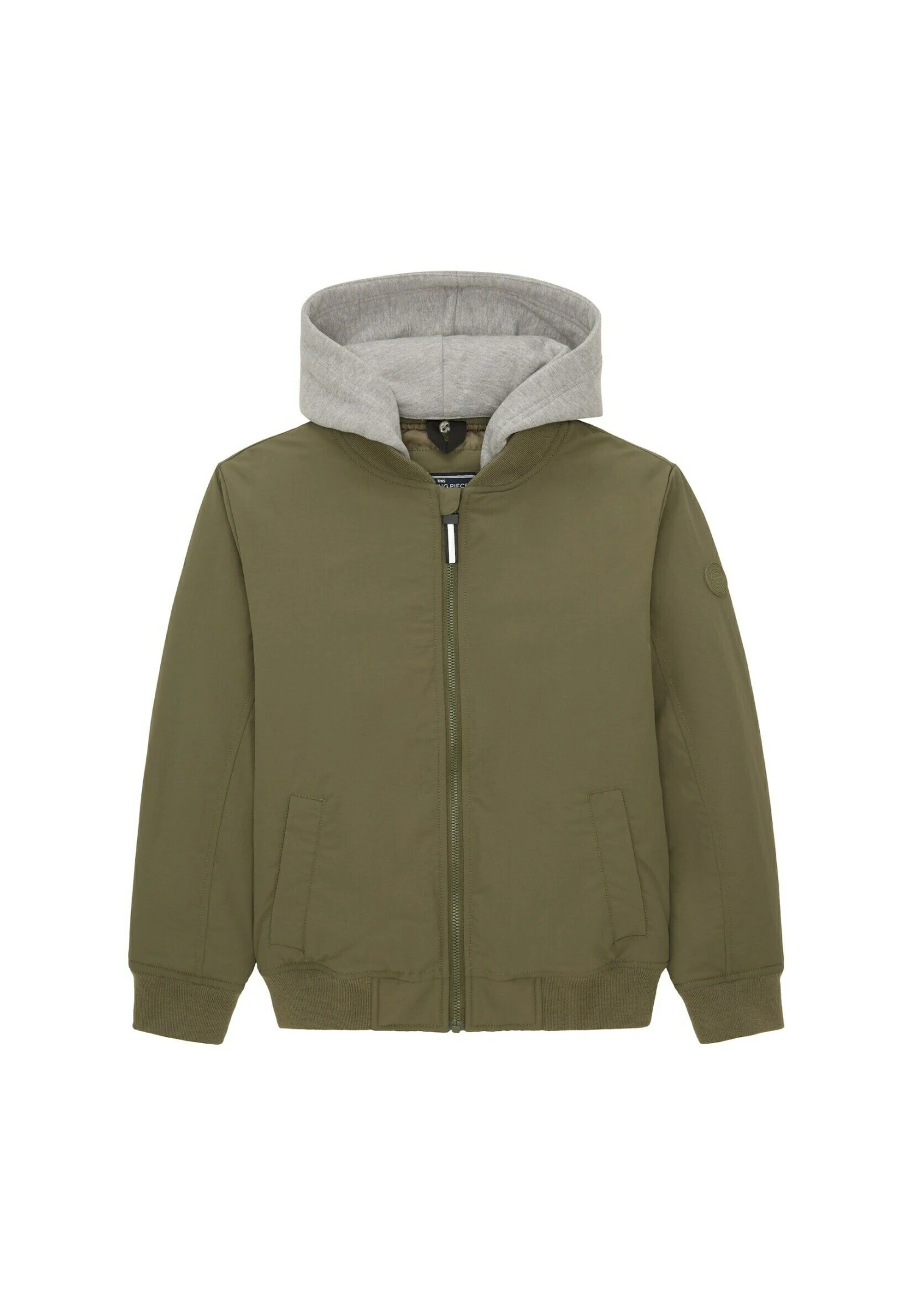 Tom Tailor Mit Abnehmbarer Kapuze - Bomberjacks - Dusty Olive Green 2 Tom Tailor Mit Abnehmbarer Kapuze - Bomberjacks - Dusty Olive Green