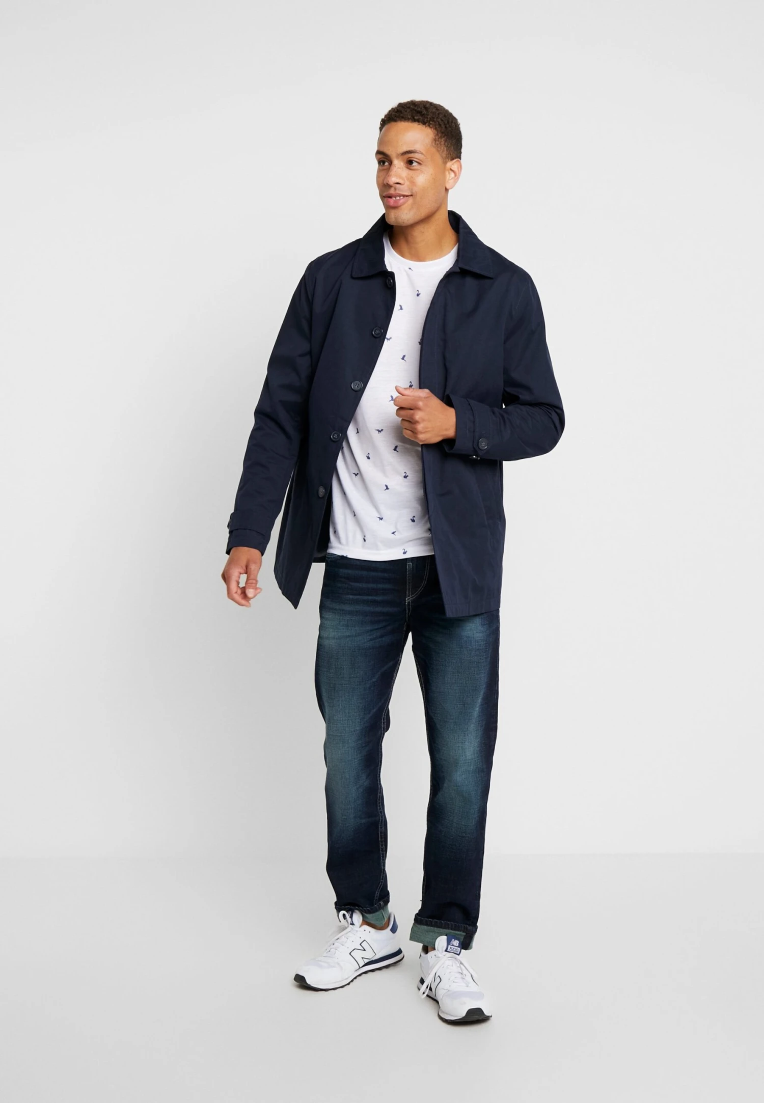 Tom Tailor Trad - Straight Leg Jeans - Dark Stone Wash Denim Blue 4 Tom Tailor Trad - Straight Leg Jeans - Dark Stone Wash Denim Blue - Afbeelding 2