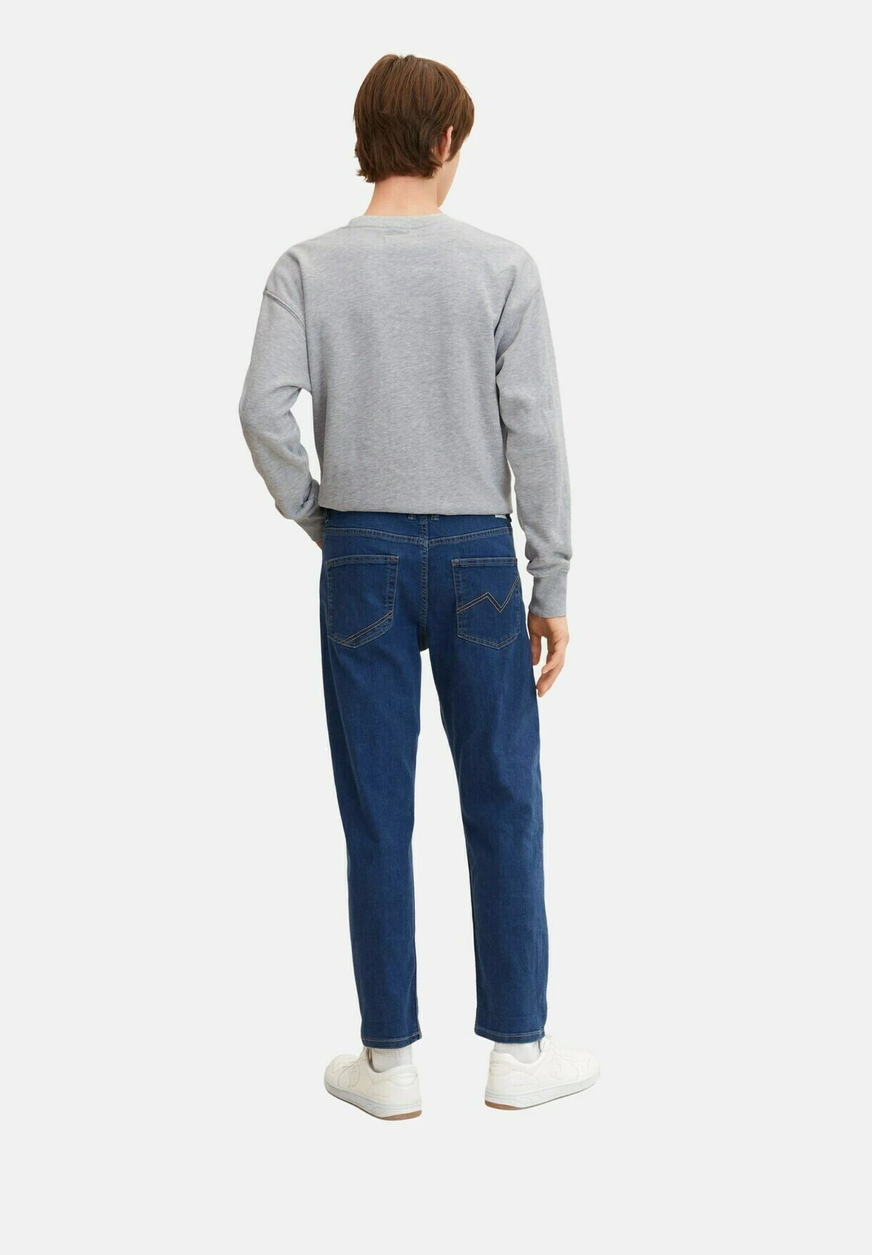 TOM TAILOR Denim Straight Leg Jeans - Used Mid Stone Blue Denim 5 TOM TAILOR Denim Straight Leg Jeans - Used Mid Stone Blue Denim - Afbeelding 3