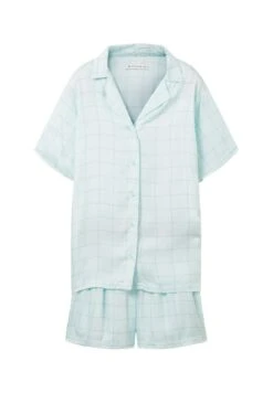 Tom Tailor Bodywear Mit Karomuster Set - Pyjama - Grün-Hell-Karo -Tom Tailor Winkel a451d6e3b84947348ee6e9fa06e299e9