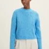 TOM TAILOR Denim Mit Rund - Trui - Rainy Sky Blue -Tom Tailor Winkel a4add373ecb74c49a0f68b95dd91eee6