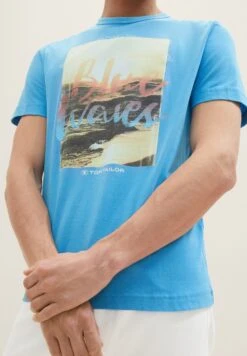 Tom Tailor Mit Fotoprint - T-Shirt Print - Rainy Sky Blue -Tom Tailor Winkel a4e1b830c1b248a7aae671cda756c673