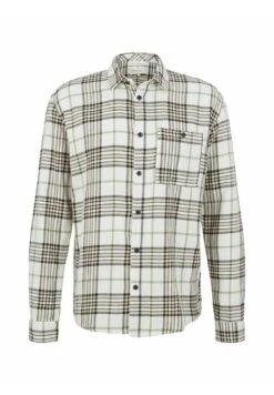 TOM TAILOR Denim Checked- Overhemd - Off White Big Twill