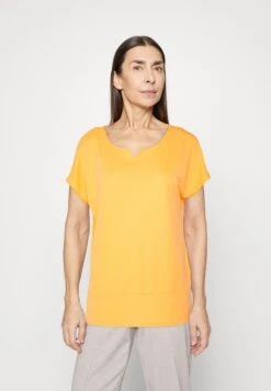 Tom Tailor Mix - T-Shirt Basic - Bright Mango Orange