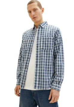 Tom Tailor Mit Karomuster - Overhemd - Indigo Small Check -Tom Tailor Winkel a584158f97e44f35be15b8d7bbf21049