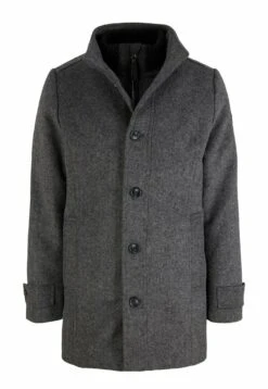Tom Tailor 2 In 1 - Mantel - Dark Grey Black Herringbone -Tom Tailor Winkel a5aed50d5d9d4efbb848eb9b8ff4d71a