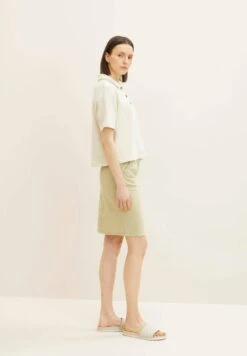 Tom Tailor Röcke Unifarbender Rock - Kokerrok - Light Moderate Olive -Tom Tailor Winkel a5c89732108a460aaca905c3bd831151