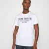 Tom Tailor With Print - T-Shirt Print - White -Tom Tailor Winkel a715df238af34234ada6436691aa1743