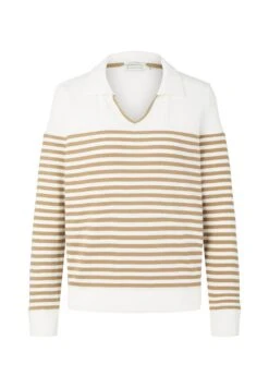 Tom Tailor Structured Collar - Sweater - Whisper White