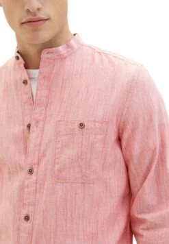 Tom Tailor Mit Struktur - Overhemd - Red Pinstripe -Tom Tailor Winkel a74d598c06ef428793bb6f1dc18b4fa4