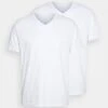 Tom Tailor V-Neck 2 Pack - Pyjamashirt - White -Tom Tailor Winkel a7b50ec648fc433e87b6e0fb47ce9297