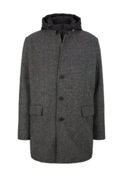 TOM TAILOR Denim Halflange Jas - Grey Melange Twill -Tom Tailor Winkel a821cc127db746a3b1087ed5c8112439