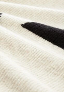 Tom Tailor Trui - Beige Black Color Block -Tom Tailor Winkel a86320cb1a4d451d81b7fb72507a239d