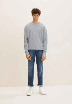 Tom Tailor Marvin - Straight Leg Jeans - Used Mid Stone Blue Denim