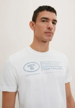 Tom Tailor Mit Print - T-Shirt Print - White -Tom Tailor Winkel a8b4c1cbb66f4420b57bfee901ccc946